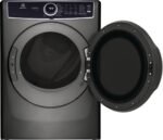 Electrolux - 8.0 Cu. Ft. Stackable Electric Dryer with Steam and Balanced Dry - Titanium - Image 7