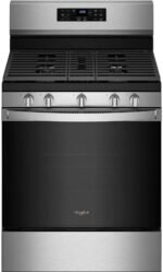 Whirlpool 5.0 Cu. Ft. Gas Burner Range Air Fry Frozen Foods Stainless Steel from Kings Outlet