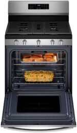 Whirlpool 5.0 Cu. Ft. Gas Burner Range Air Fry Frozen Foods Stainless Steel from Kings Outlet