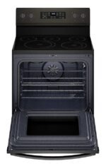 Whirlpool - 5.3 Cu. Ft. Freestanding Electric Convection Range with Air Fry - Black Stainless Steel - Image 2