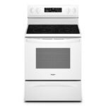 Whirlpool - 5.3 Cu. Ft. Freestanding Electric Convection Range with Air Fry - White