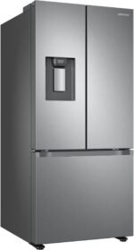 Samsung - 22 cu. ft. 3-Door French Door Smart Refrigerator with External Water Dispenser - Stainless Steel - Image 6