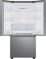 Samsung - 22 cu. ft. 3-Door French Door Smart Refrigerator with External Water Dispenser - Stainless Steel - Image 7