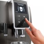 De Longhi Dinamica Plus Connected Fully Automatic Espresso Machine Built-in Grinder Titanium from Kings Outlet