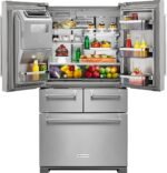 KitchenAid 25.8 Cu. Ft. 5-Door French Door Refrigerator Stainless Steel from Kings Outlet