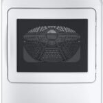 GE Profile - 7.4 Cu. Ft. Smart Electric Dryer with Sanitize Cycle and Sensor Dry - White