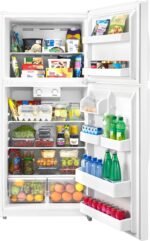 Insignia 18 Cu. Ft. Top-Freezer Refrigerator Handles White from Kings Outlet