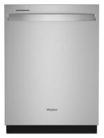 Whirlpool 24" Top Control Built-In Stainless Steel Tub Dishwasher 3rd Rack Large Capacity 47 from Kings Outlet