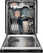 Whirlpool 24" Top Control Built-In Stainless Steel Tub Dishwasher 3rd Rack Large Capacity 47 from Kings Outlet
