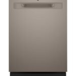 GE - 24" Top Control Built-In Plastic Tub Dishwasher with 3rd Rack, Bottle Jets and 50 dBA - Slate