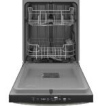 GE - 24" Top Control Built-In Plastic Tub Dishwasher with Sanitize Cycle and 52 dBA - Slate - Image 3
