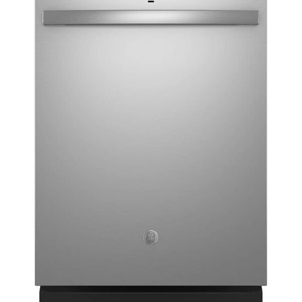 GE 24" Top Control Built-In Plastic Tub Dishwasher Sanitize Cycle 52 dBA Stainless Steel from Kings Outlet