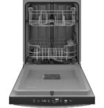 GE - 24" Top Control Built-In Plastic Tub Dishwasher with Sanitize Cycle and 52 dBA - Stainless Steel - Image 3