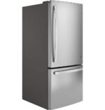 GE - 21.0 Cu. Ft. Bottom-Freezer Refrigerator with LED Interior Lighting - Stainless Steel - Image 4
