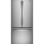 GE - 24.7 Cu. Ft. French Door Refrigerator with Internal Water Dispenser - Stainless Steel