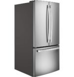 GE - 24.7 Cu. Ft. French Door Refrigerator with Internal Water Dispenser - Stainless Steel - Image 5