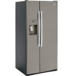 GE 23.0 Cu. Ft. Side-by-Side Refrigerator External Ice Water Dispenser Slate from Kings Outlet