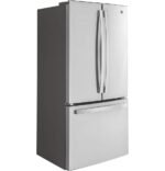 GE - 18.6 Cu. Ft. French Door Counter-Depth Refrigerator with Internal Water Dispenser - Stainless Steel - Image 5