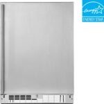 Insignia - 5.4 Cu. Ft. Indoor/Outdoor Mini Fridge with ENERGY STAR Certification - Stainless Steel - Image 2