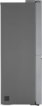 LG - 22.5 Cu. Ft. Side-by-Side Counter-Depth Refrigerator with Smooth Touch Dispenser - Stainless Steel - Image 6