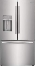 Frigidaire - Gallery 22.6 Cu. Ft. Counter-Depth French Door Refrigerator - Smudge Proof Stainless Steel