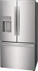 Frigidaire - Gallery 22.6 Cu. Ft. Counter-Depth French Door Refrigerator - Smudge Proof Stainless Steel - Image 3