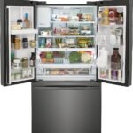 Frigidaire 27.8 Cu. Ft. French Door Refrigerator Black Stainless Steel from Kings Outlet