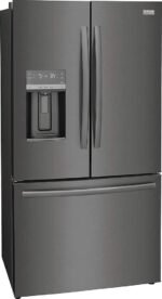 Frigidaire - Gallery 22.6 Cu. Ft. Counter-Depth French Door Refrigerator - Black Stainless Steel - Image 2