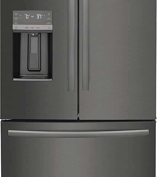 Frigidaire Gallery 22.6 Cu. Ft. Counter-Depth French Door Refrigerator Black Stainless Steel from Kings Outlet