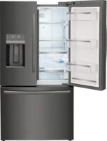 Frigidaire - Gallery 22.6 Cu. Ft. Counter-Depth French Door Refrigerator - Black Stainless Steel - Image 5