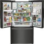 Frigidaire - Gallery 22.6 Cu. Ft. Counter-Depth French Door Refrigerator - Black Stainless Steel - Image 7
