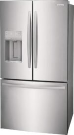 Frigidaire - 27.8 Cu. Ft. French Door Refrigerator - Stainless Steel - Image 3