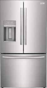 Frigidaire - Gallery 27.8 Cu. Ft. French Door Refrigerator with Adjustable Temp Drawer - Smudge Proof Stainless Steel