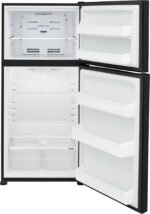 Frigidaire - 18.3 Cu. Ft. Garage Ready Top Freezer Refrigerator - Black - Image 4