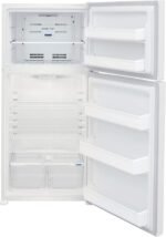 Frigidaire - 18.3 Cu. Ft. Garage Ready Top Freezer Refrigerator - White - Image 3