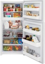 Frigidaire - 18.3 Cu. Ft. Garage Ready Top Freezer Refrigerator - White - Image 4