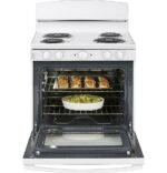 GE - 5.0 Cu. Ft. Freestanding Electric Range - White - Image 3