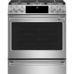 Café - 5.6 Cu. Ft. Slide-In Gas Convection Range, Customizable - Stainless Steel