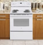 GE 5.0 Cu. Ft. Freestanding Electric Range White from Kings Outlet