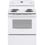 GE 5.0 Cu. Ft. Freestanding Electric Range White from Kings Outlet