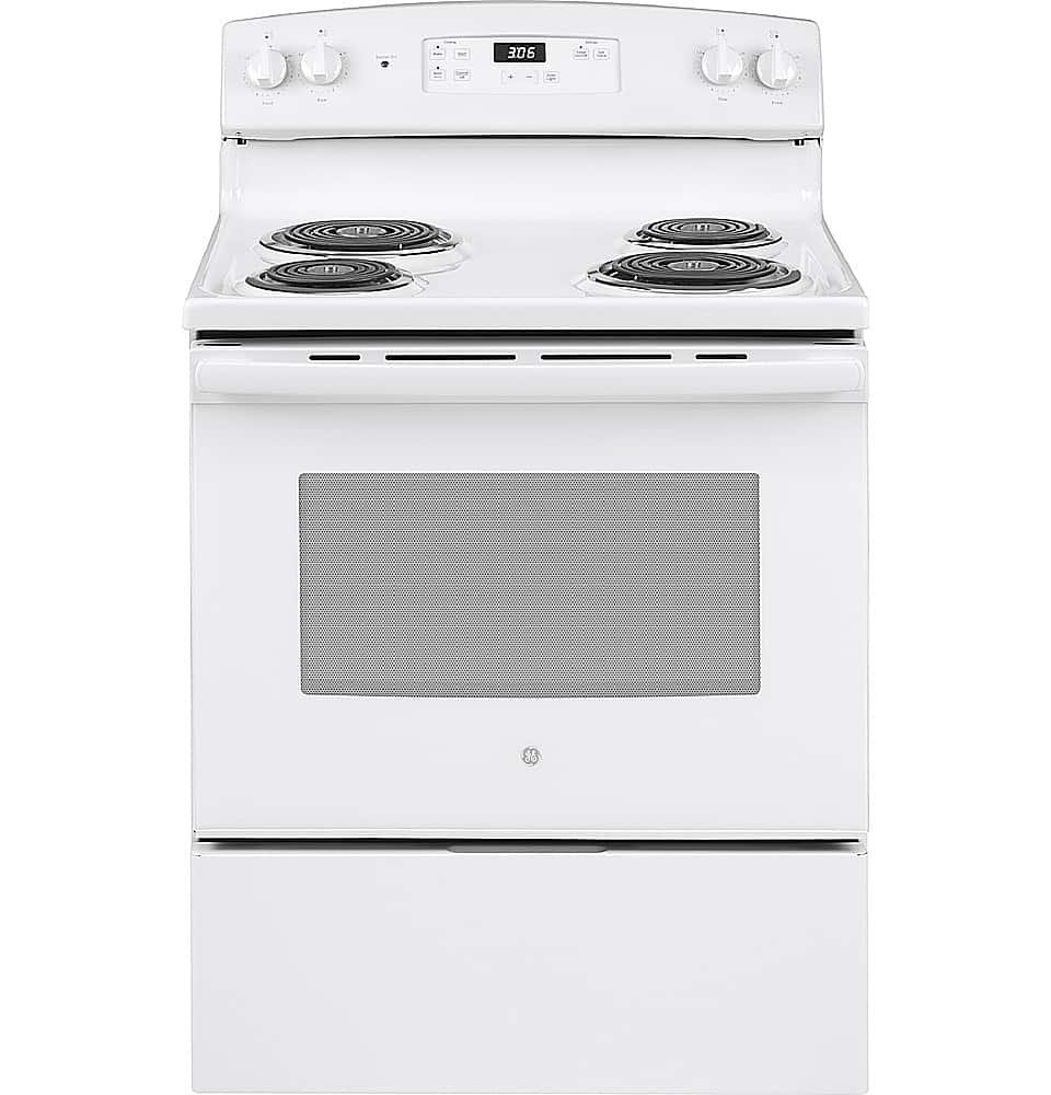 GE 5.0 Cu. Ft. Freestanding Electric Range White from Kings Outlet