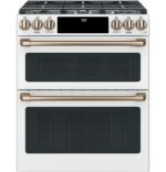 Café 6.7 Cu. Ft. Slide-In Double Oven Gas True Convection Range Built-In Wi-Fi Customizable from Kings Outlet