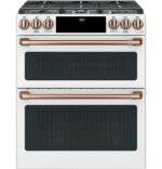 Café 6.7 Cu. Ft. Slide-In Double Oven Gas True Convection Range Built-In Wi-Fi Customizable from Kings Outlet