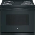 GE - 5.0 Cu. Ft. Self-Cleaning Freestanding Electric Range - Black