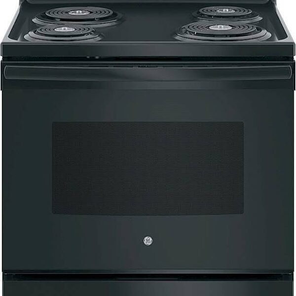 GE 5.0 Cu. Ft. Self-Cleaning Freestanding Electric Range Black from Kings Outlet