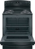 GE - 5.0 Cu. Ft. Self-Cleaning Freestanding Electric Range - Black - Image 5