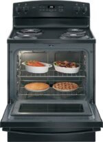GE - 5.0 Cu. Ft. Self-Cleaning Freestanding Electric Range - Black - Image 6