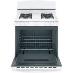 GE 4.8 Cu. Ft. Freestanding Gas Range White from Kings Outlet