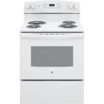 GE - 5.0 Cu. Ft. Self-Cleaning Freestanding Electric Range - White