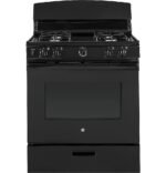GE 4.8 Cu. Ft. Freestanding Gas Range Black from Kings Outlet
